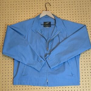 Vintage London Fog Blue Harrington Rain Repellent Jacket